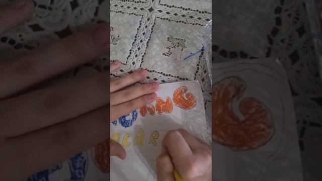 я нарисовала лабубу и вместе с вами сейчас будем раскрашивать