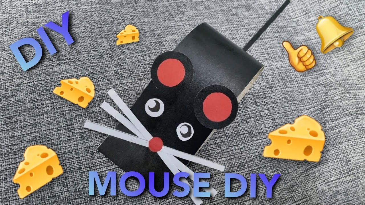 Мышонок 🐭 из бумаги