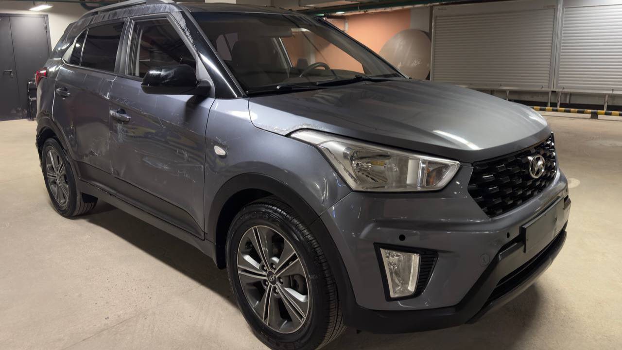 Hyundai Creta; 1.6 AT; 2018; Серый