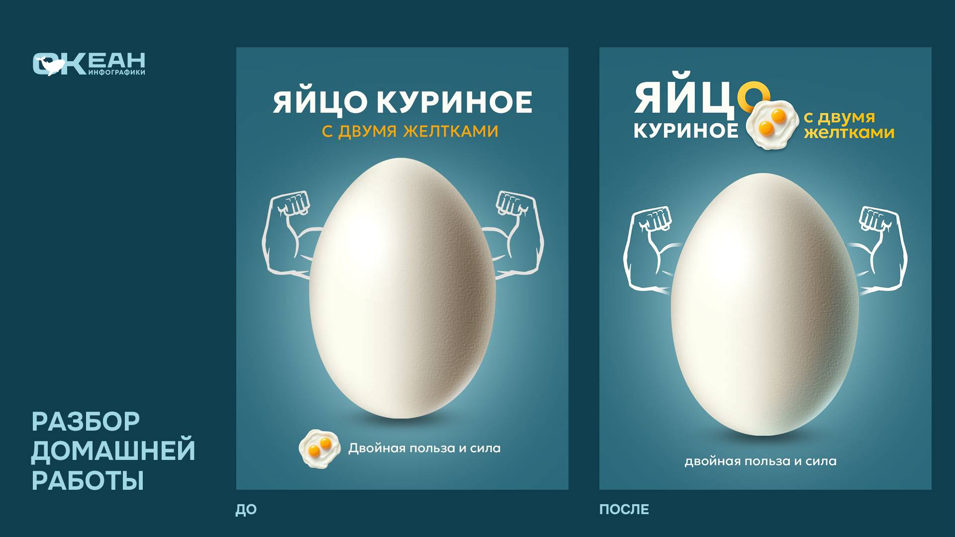 Разбор домашней работы. Курс "Океан инфографики 3.0"