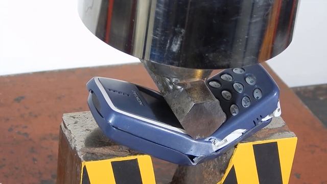 HYDRAULIC PRESS AGAINST OBJECTS, REVERSE