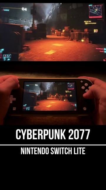 Cyberpunk 2077 Nintendo Switch Lite Gameplay