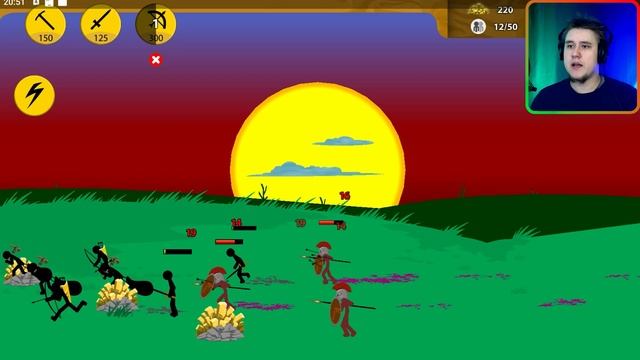 ИЗ ЛОШКОВ В ЛОШКИ, НО ЧУТЬ МЕНЬШЕ   ⇶   Stick War: Legacy №1