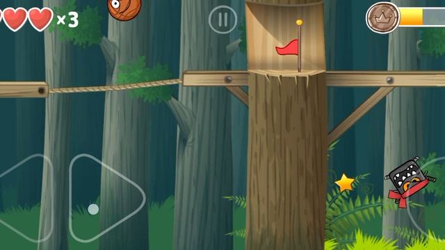 прохождение  игры красный шар #6