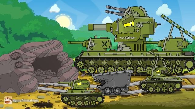HomeAnimations – Мультики про танки  Контратака Немцев - Мультики про танки