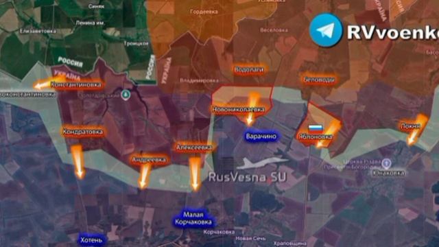 🇷🇺⚔🇺🇦 Армия России освободила Яблоновку, наступая к Сумам