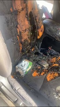 взорвался телефон в машине