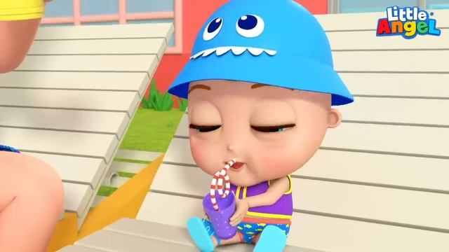 Little Angel - Детки В Парке Развлечений 🎪🎡 Песенки Для Детей   Little Angel На Русском