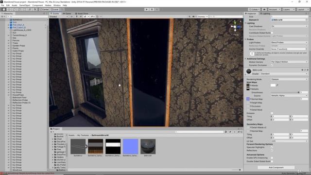 47. Setting Up The Sink And Mirror In Unity