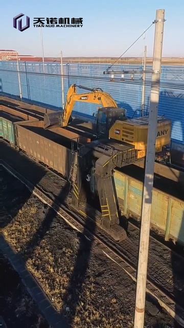 Экскаватор перегружатель вагонов