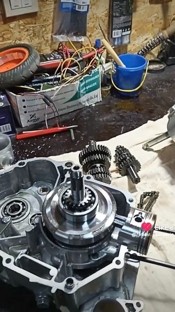 Эндуро ym125 motorhead. Не включались скорости.