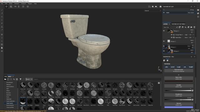 51. Texturing Bathroom Props In Substance Painter