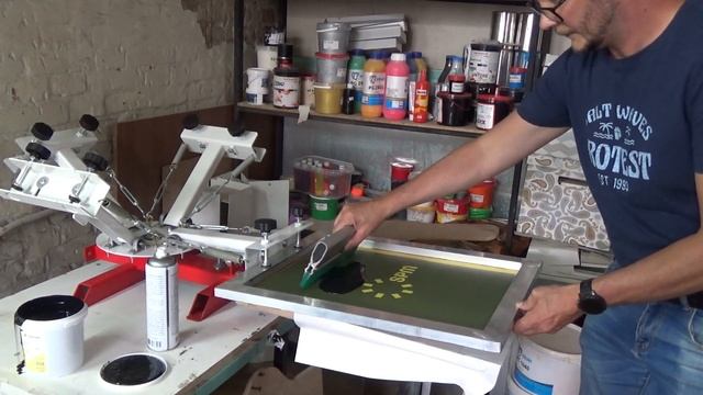 Печать на крафт-пакетах. Станок SPM Hobby 4х1