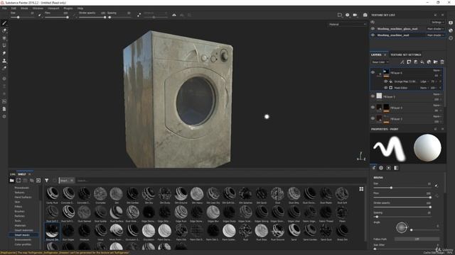 49. Texturing The Washer In Substance Painter