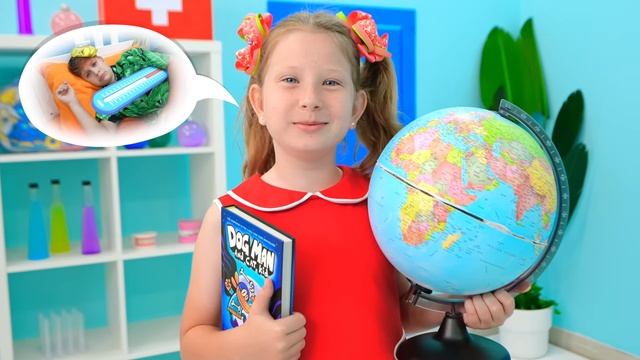 Диана и Рома Каникулы в картонном отеле!