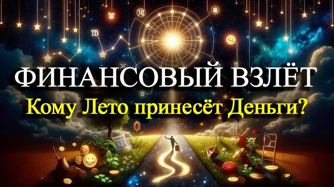 🔥 Деньги и удача летом 2025 — Финансовый гороскоп для всех знаков!