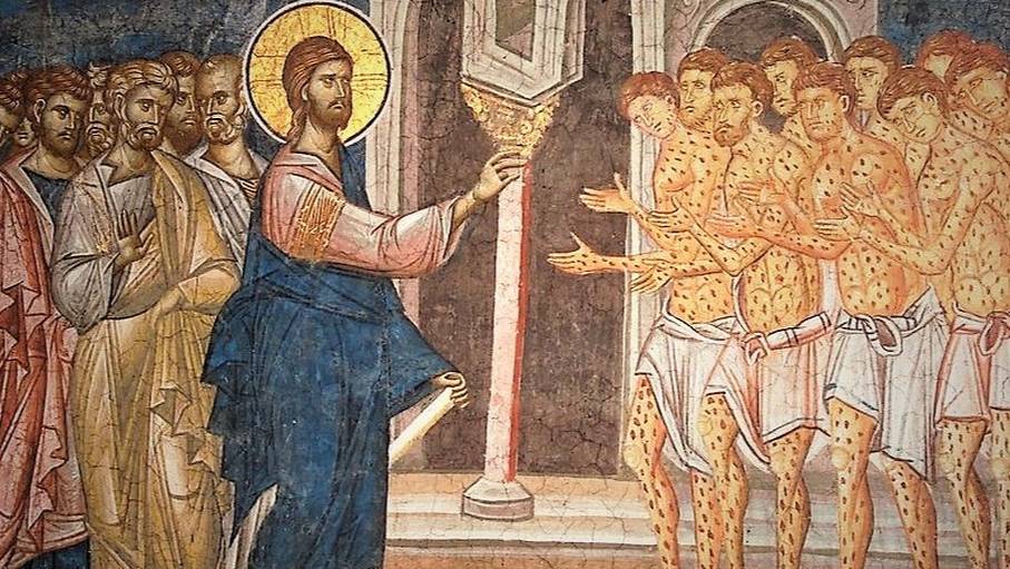 Исцеление 10 прокаженных, притча о мытаре и фарисее (Лк 17гл.)