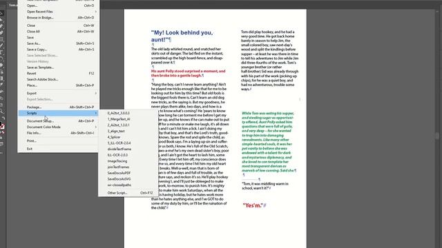 Export_Import text from_to Adobe Illustrator (pdf) files