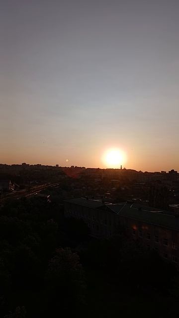 летний закат)