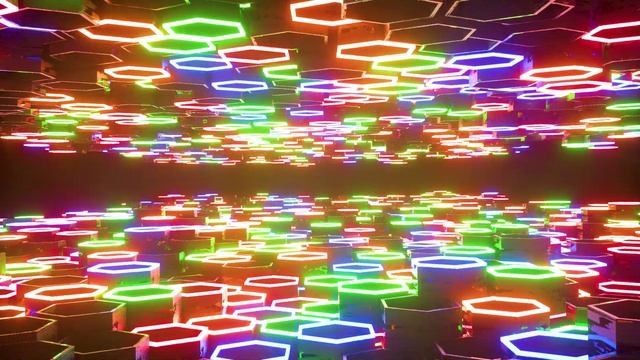 Неон. 3D графика
