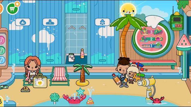 Идём с парнем и сестрой в аквапарк_Тока_бока_Toca_world_Arina_like