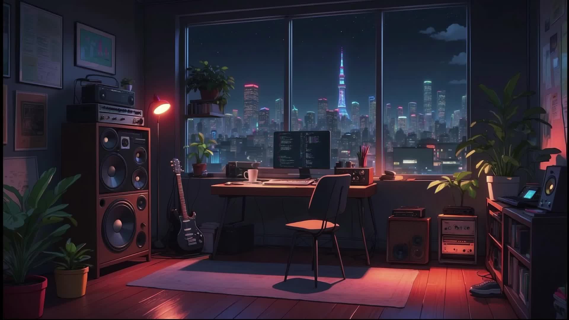 Soft Lofi Room 🎧 Уютное место для учебы и отдыха