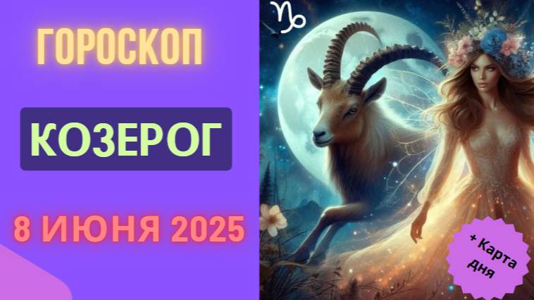 ♑ 8 ИЮНЯ: ГОРОСКОП НА СЕГОДНЯ ДЛЯ КОЗЕРОГОВ - КАРЬЕРНЫЙ РОСТ И ПРАКТИЧНЫЕ РЕШЕНИЯ