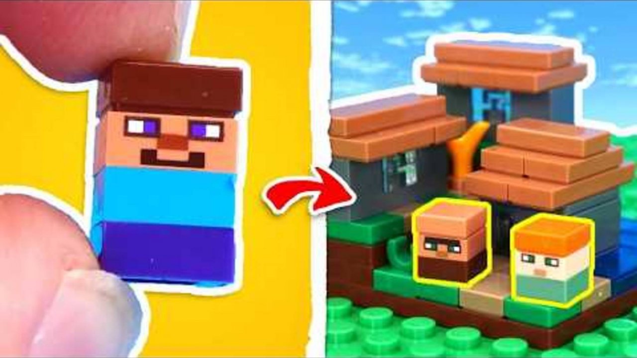 100 сборок для Майнкрафта… Но все из LEGO