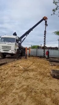 Бурение. Закрутка сваи 📞 +7 (985) 185-77-77 Услуги бурения.