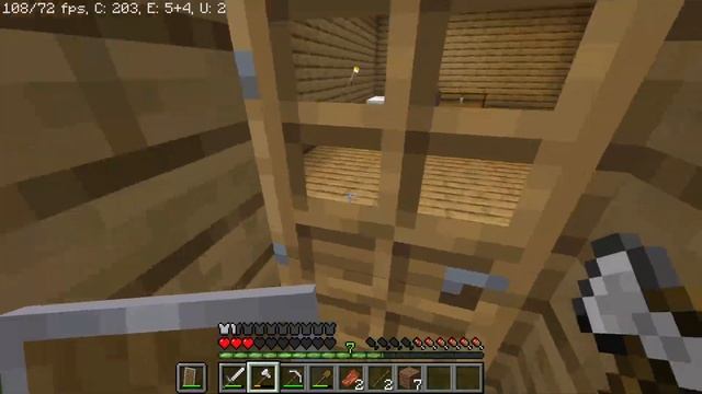 3) Продолжаем строить дом! (minecraft)