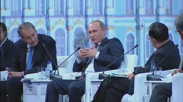 В. В. Путин. Ответы на вопросы участников Петербургского международного экономического форума