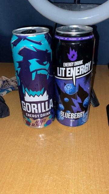 НЕ УДЕРЖАЛСЯ ОТ СРАВНЕНИЙ / GORILLA ENERGY DRINK BERRY BLAST VS LIT ENERGY BLUEBERRY /ЛИТВИН ГОРИЛЛА