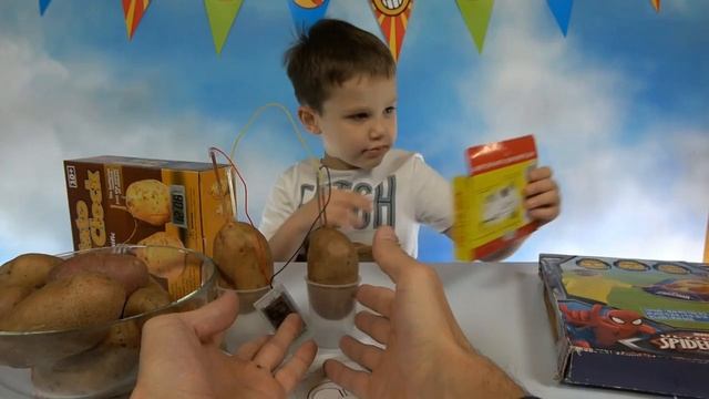 Мистер Макс • Mister Max - Электронные часы из картошки DIY