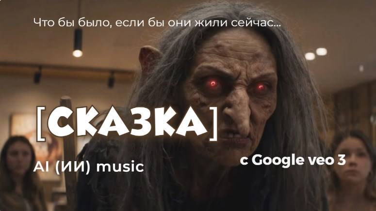 [Сказка] авторская песня | Google Veo 3, Царевич, Леший, Кикимора, Русалка, Снегурочка, Кощей и д.р