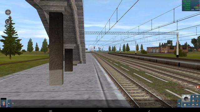 Приветливый ЧС6-029 с фирменным поездом "ЭКСПРЕСС" в trainz