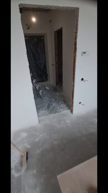 Шпаклевка и шлифовка стен в комнате и коридоре. Калининград. Светлогорск.