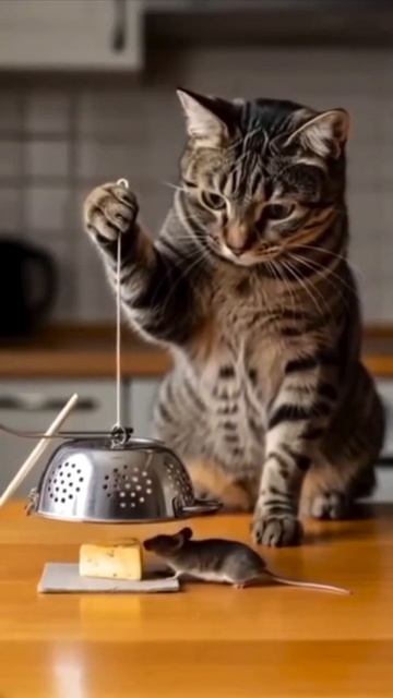 Кот мышей не ловит