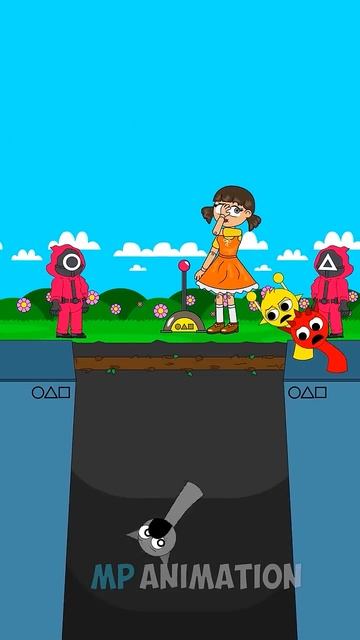 Sprunki Challenge! Walk on a thin log to win! Incredibox Sprunki