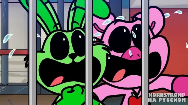 Hornstromp - ПРОТЕЖЕ ИГРОКА НА СВОБОДЕ!   Poppy Playtime 3 - Анимации на русском