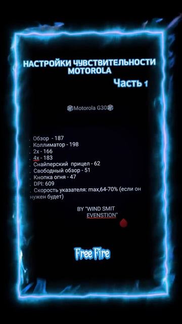 моторола настройки фри фаер 2025 часть 1 | читерские настройки чувствительности на Motorola freefire