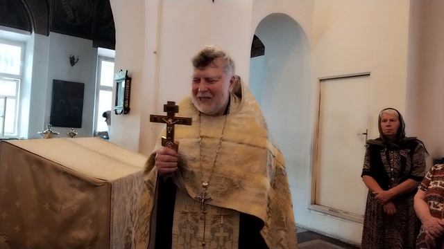 05.06.2025
Проповедь о. Валентина после Молебна святому Уару о некрещеных усопших