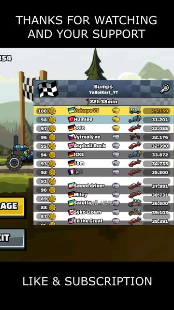 🎧 Is BUS The Best Today? 🎧 (Bumps) - Hill Climb Racing 2 #shorts #hcr2