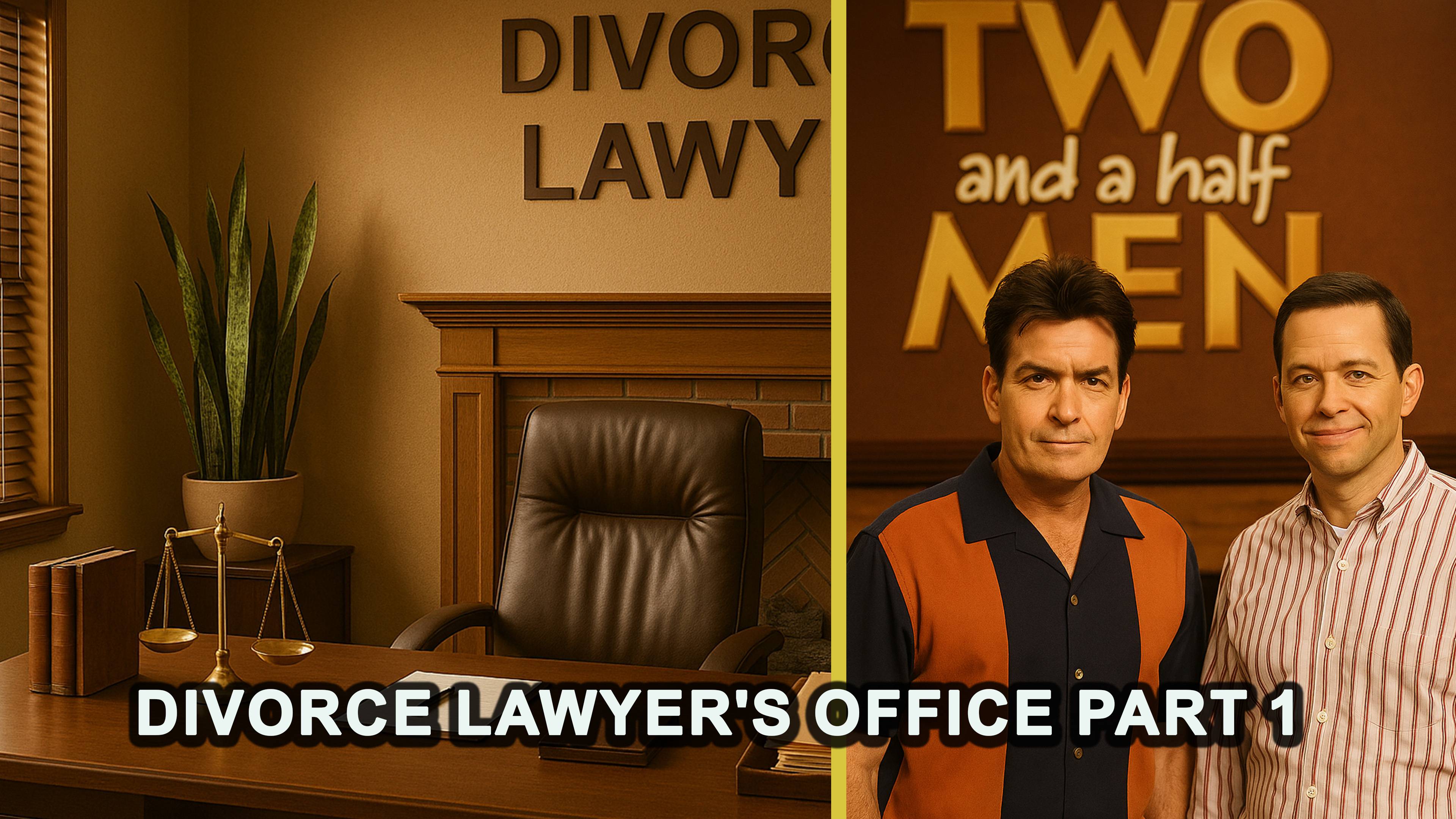 Two and a Half Men. Divorce Lawyer's Office 1