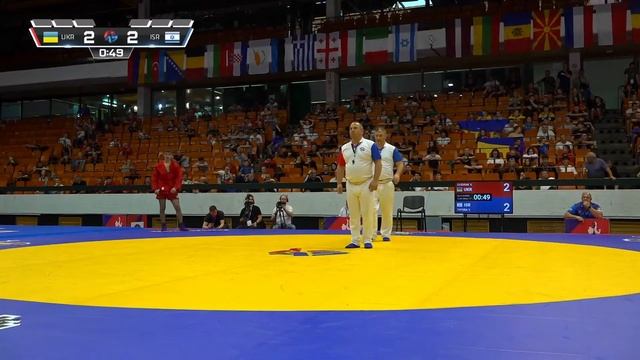 SVIDRAK (UKR) vs ZIPORA (ISR). EUROPEAN YOUTH AND JUNIOR SAMBO CHAMPIONSHIPS 2024
