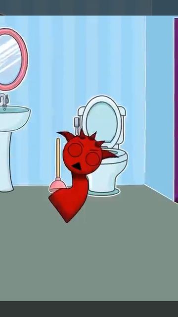 Raddy quiso jugar con Wenda… ahora juega con su vida. 😂🔪🚽#sprunki #wenda #raddy #incredib