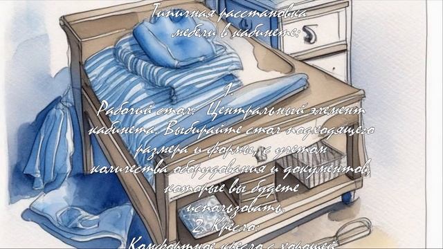 Какие факторы учитывать при расстановке мебели в кабинете?  .