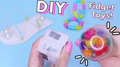 Несколько идей для создания игрушек-антистрсс своими руками. Fidget toy.