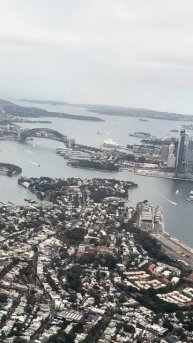 Красивый полет над Сиднеем. Австралия