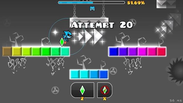 Прошёл Platinum adventure в Geometry dash