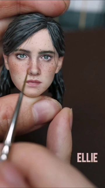 Элли из игры "The Last of Us", голова 1/6